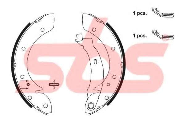 Комплект тормозных колодок