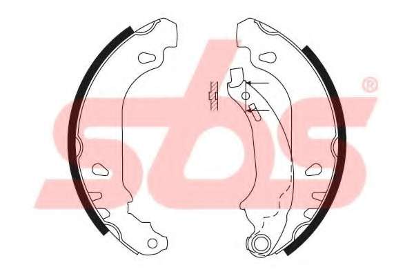 Комплект тормозных колодок
