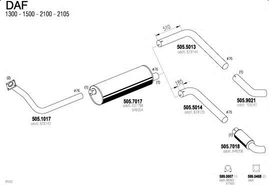 Труба выхлопного газа