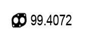 Прокладка, труба выхлопного газа