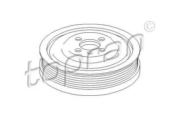 Ременный шкив, коленчатый вал