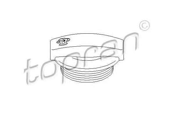 Крышка, резервуар охлаждающей жидкости