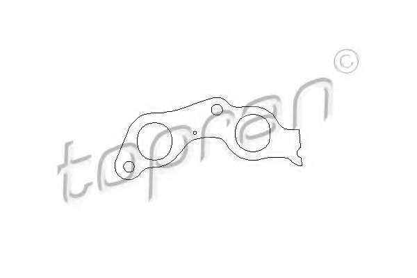 Прокладка, выпускной коллектор