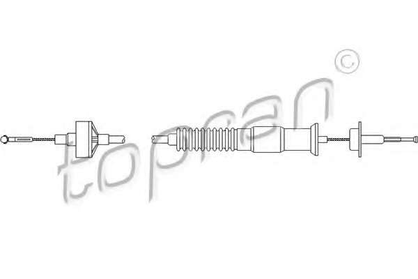 Трос, управление сцеплением