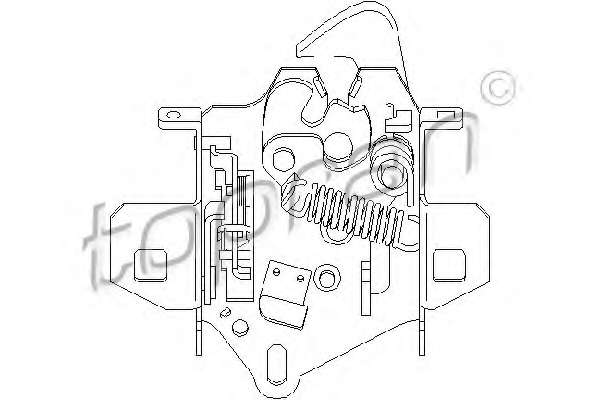 Замок капота
