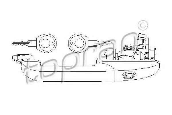 Ручка дверна