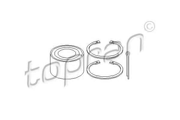 Комплект подшипника ступицы колеса