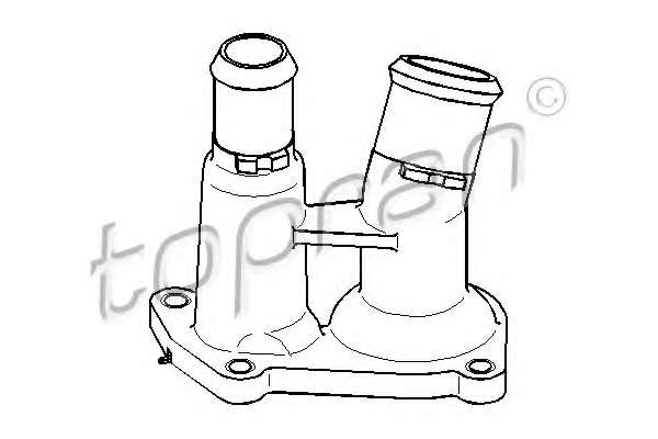 Фланець термостата