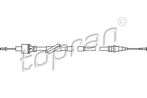 Трос, управление сцеплением