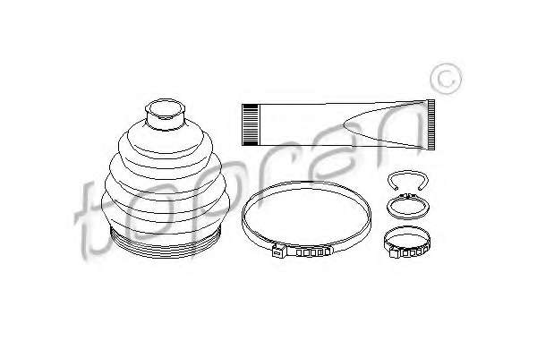 Комплект пылника, приводной вал
