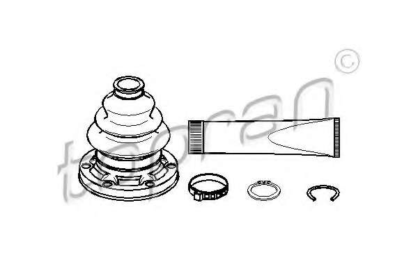 Комплект пылника, приводной вал