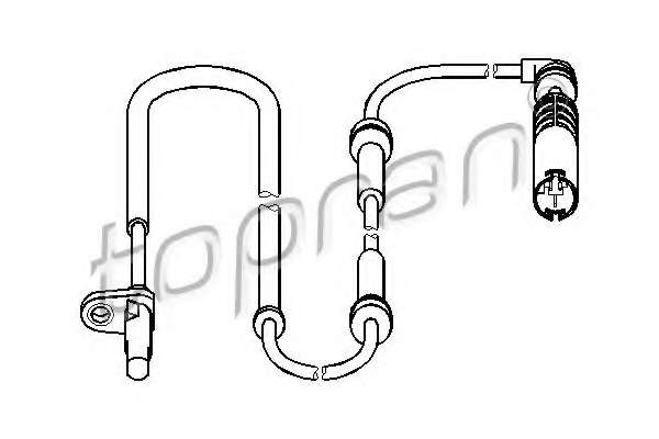 Датчик, частота вращения колеса