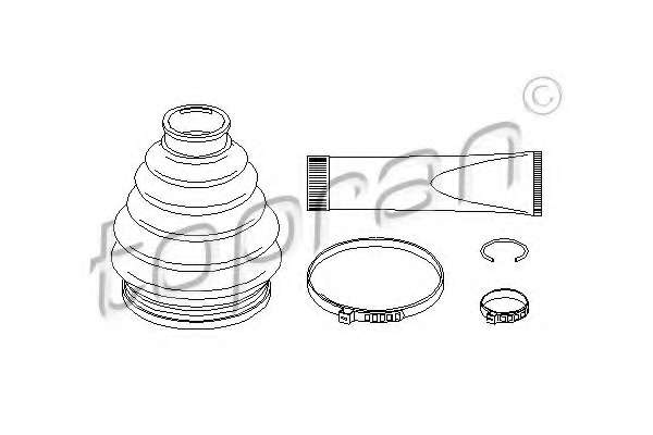 OSъONA PRZEGUBU KPL. FRONT OUTER