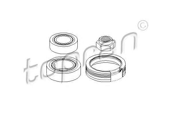 Комплект подшипника ступицы колеса