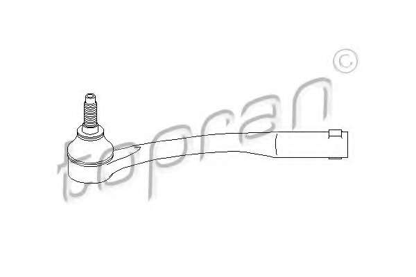 Наконечник поперечной рулевой тяги