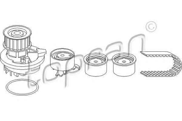 Водяной насос + комплект зубчатого ремня