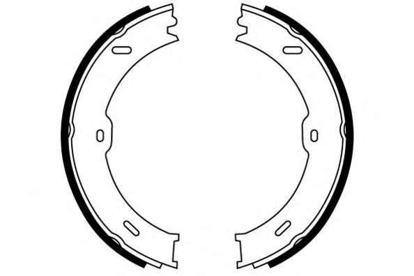 Комплект тормозных колодок; Комплект тормозных колодок, стояночная тормозная система