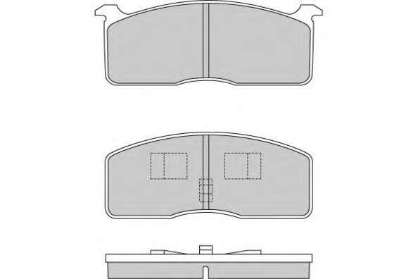 Комплект тормозных колодок, дисковый тормоз