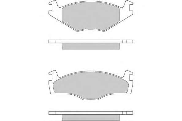 Комплект тормозных колодок, дисковый тормоз
