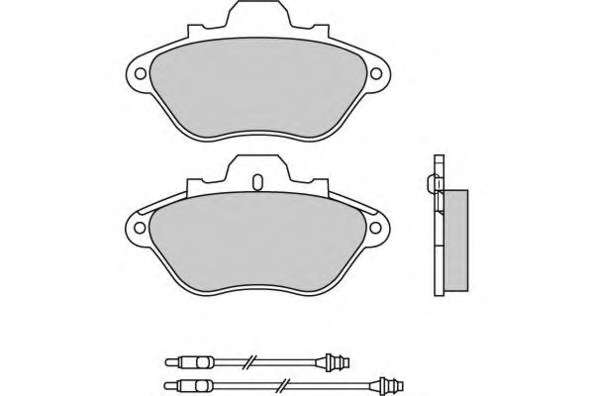 Комплект тормозных колодок, дисковый тормоз