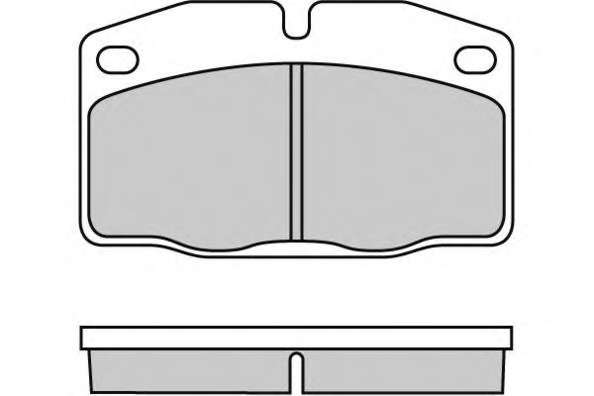 Комплект тормозных колодок, дисковый тормоз