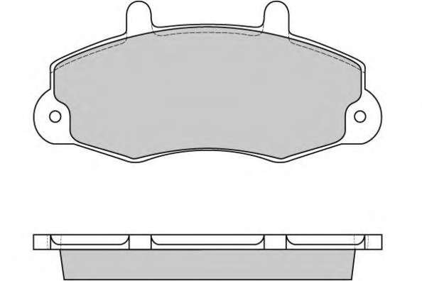 Комплект тормозных колодок, дисковый тормоз