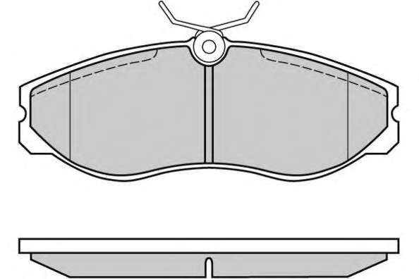 Комплект тормозных колодок, дисковый тормоз