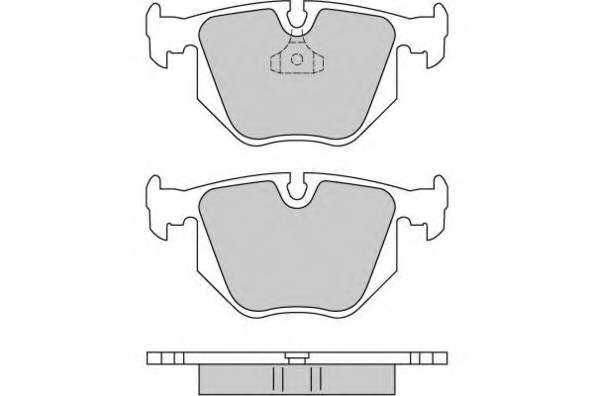 Комплект тормозных колодок, дисковый тормоз