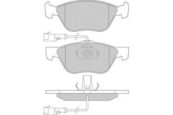 Комплект тормозных колодок, дисковый тормоз