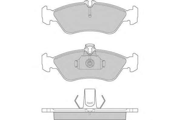 Комплект тормозных колодок, дисковый тормоз