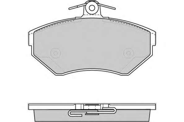 Комплект тормозных колодок, дисковый тормоз