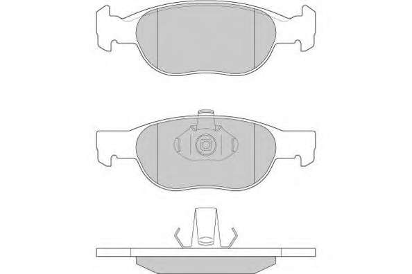 Комплект тормозных колодок, дисковый тормоз