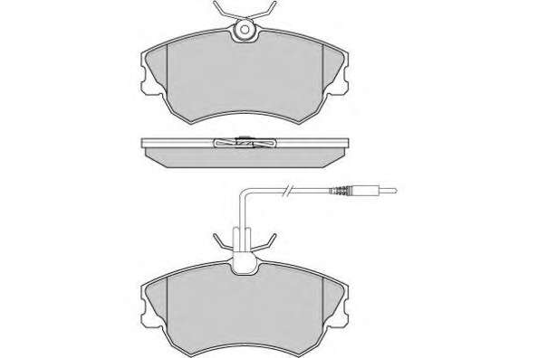 Комплект тормозных колодок, дисковый тормоз