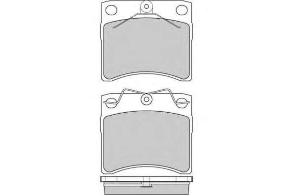 Комплект тормозных колодок, дисковый тормоз
