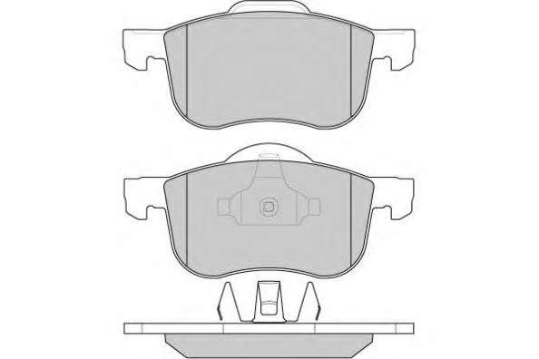 Комплект тормозных колодок, дисковый тормоз