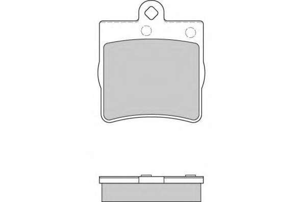 Комплект тормозных колодок, дисковый тормоз