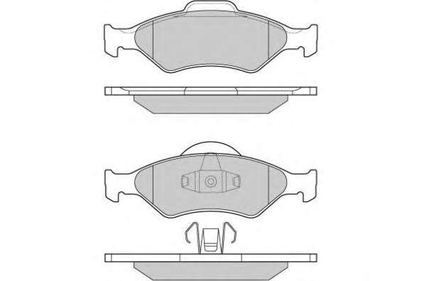 Комплект тормозных колодок, дисковый тормоз