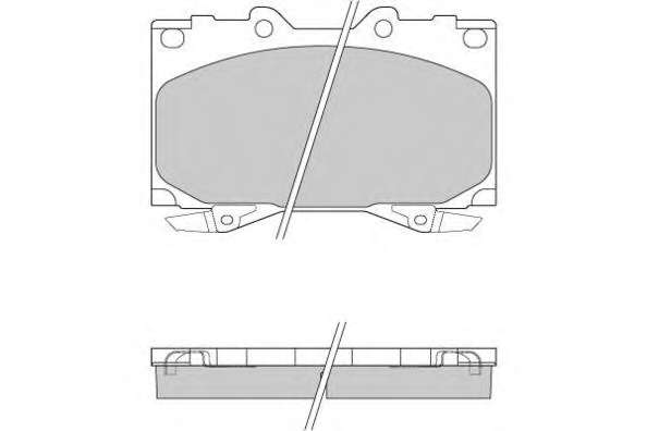 Комплект тормозных колодок, дисковый тормоз