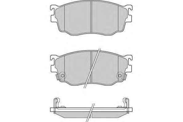 Комплект тормозных колодок, дисковый тормоз