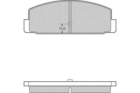 Комплект тормозных колодок, дисковый тормоз