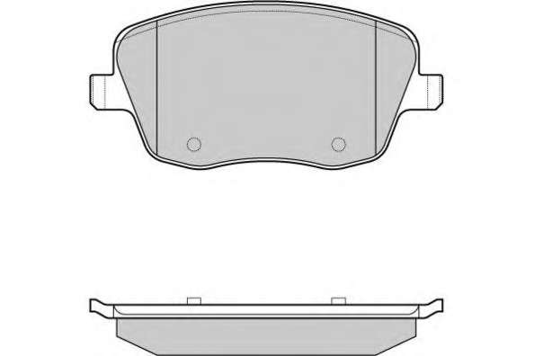 Комплект тормозных колодок, дисковый тормоз