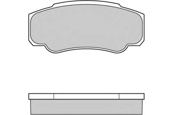 Комплект тормозных колодок, дисковый тормоз
