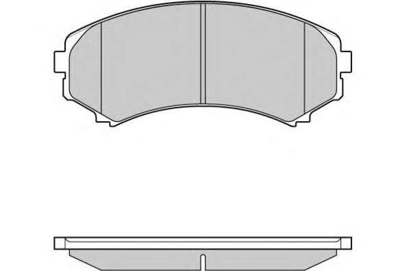 Комплект тормозных колодок, дисковый тормоз
