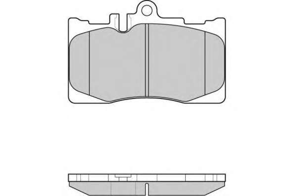 Комплект тормозных колодок, дисковый тормоз