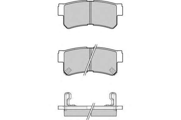 Комплект тормозных колодок, дисковый тормоз