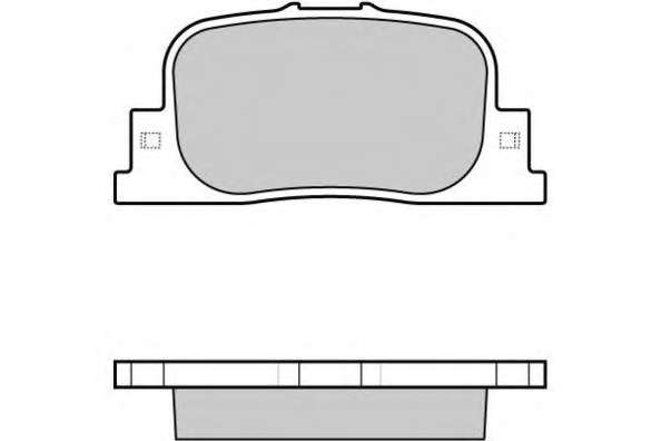Комплект тормозных колодок, дисковый тормоз