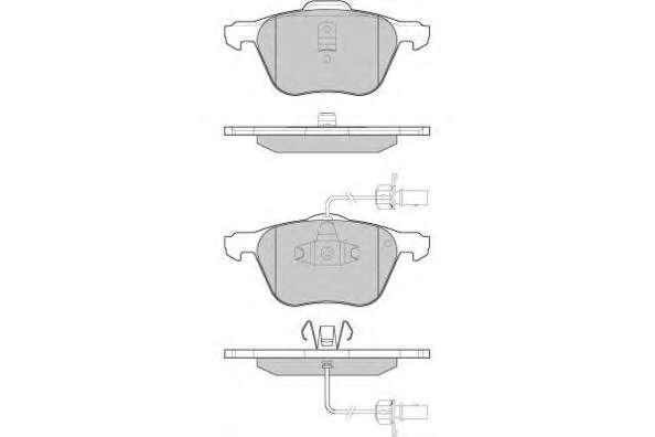 Комплект тормозных колодок, дисковый тормоз