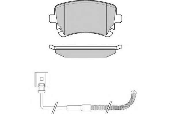 Комплект тормозных колодок, дисковый тормоз