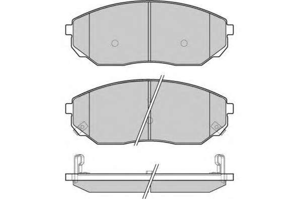 Комплект тормозных колодок, дисковый тормоз