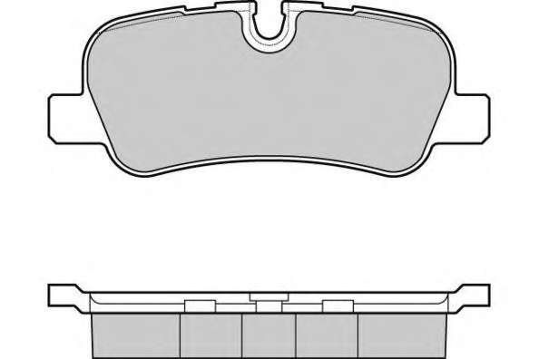 Комплект тормозных колодок, дисковый тормоз
